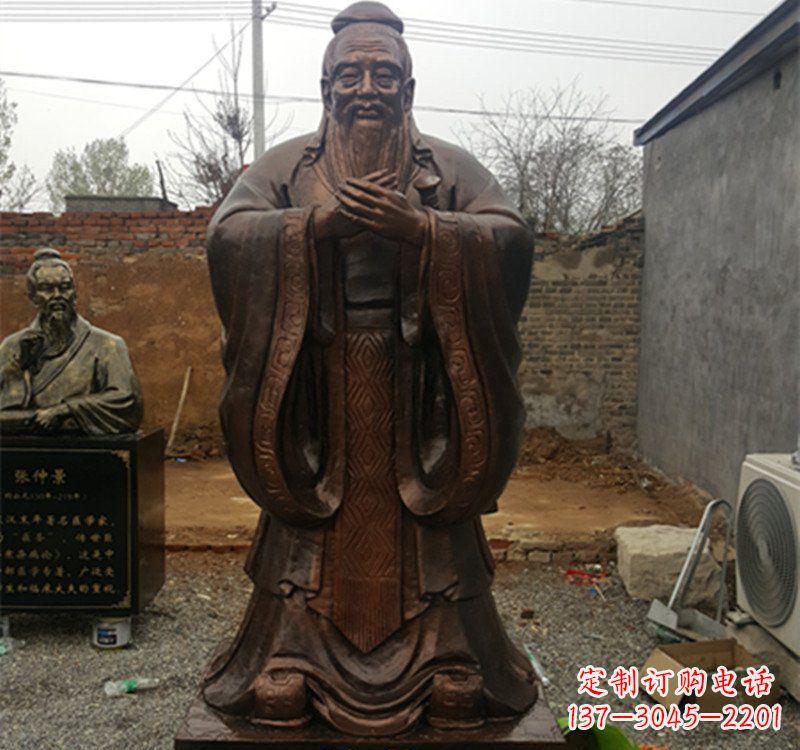 合肥体现传统文化魅力精美孔子雕塑