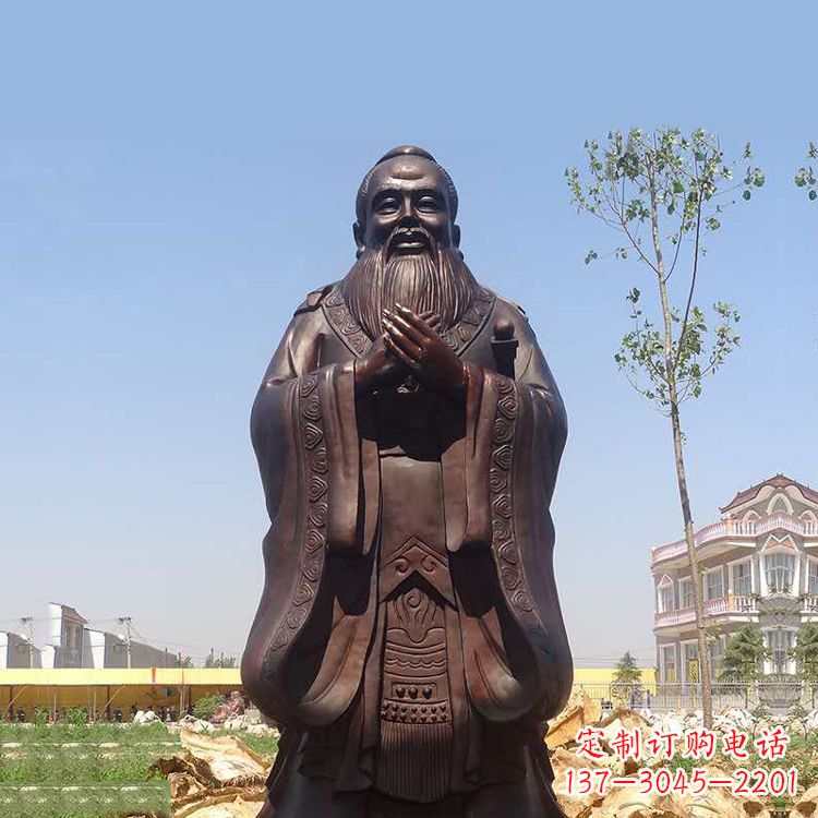 合肥孔子铜雕塑,传承中华文化的传奇精品
