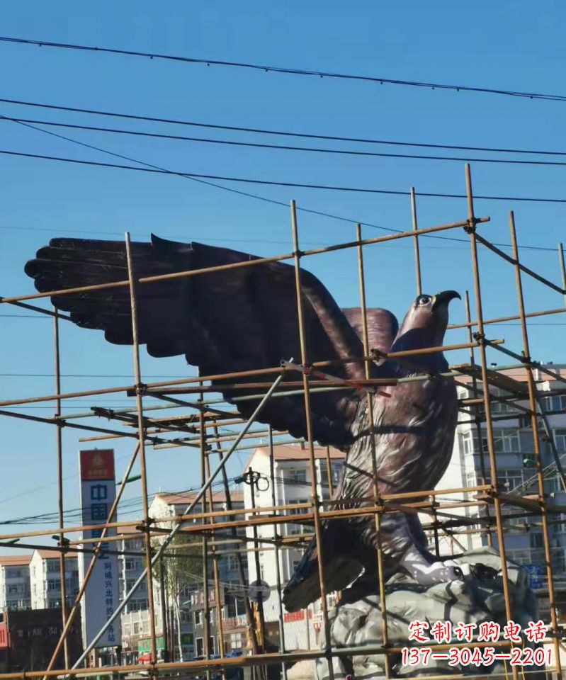 合肥高雅精致精美老鹰铜雕