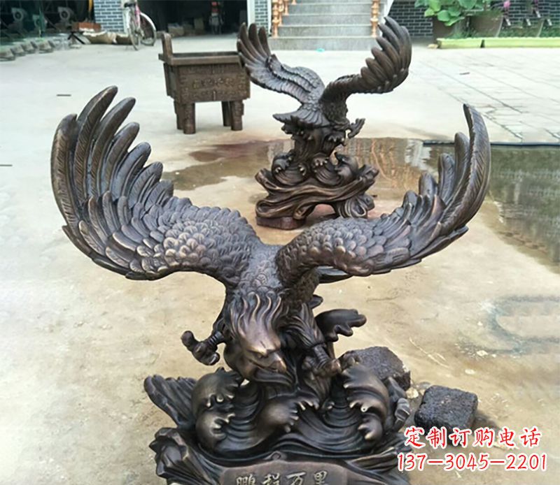 合肥老鹰铜雕 (2)