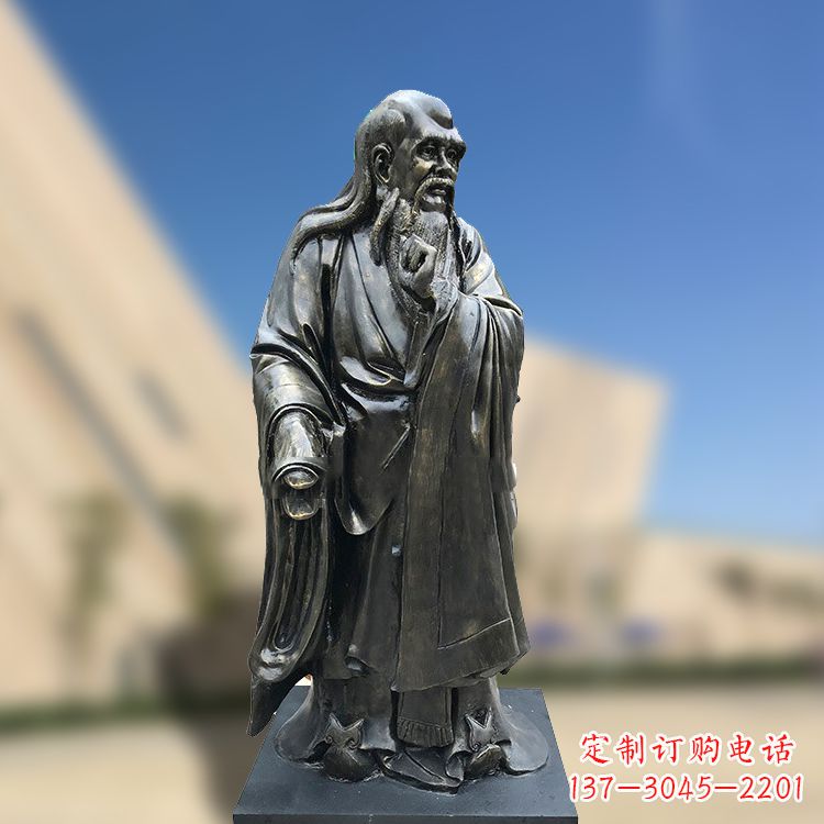 合肥精美老子雕像,体现哲学思考之美