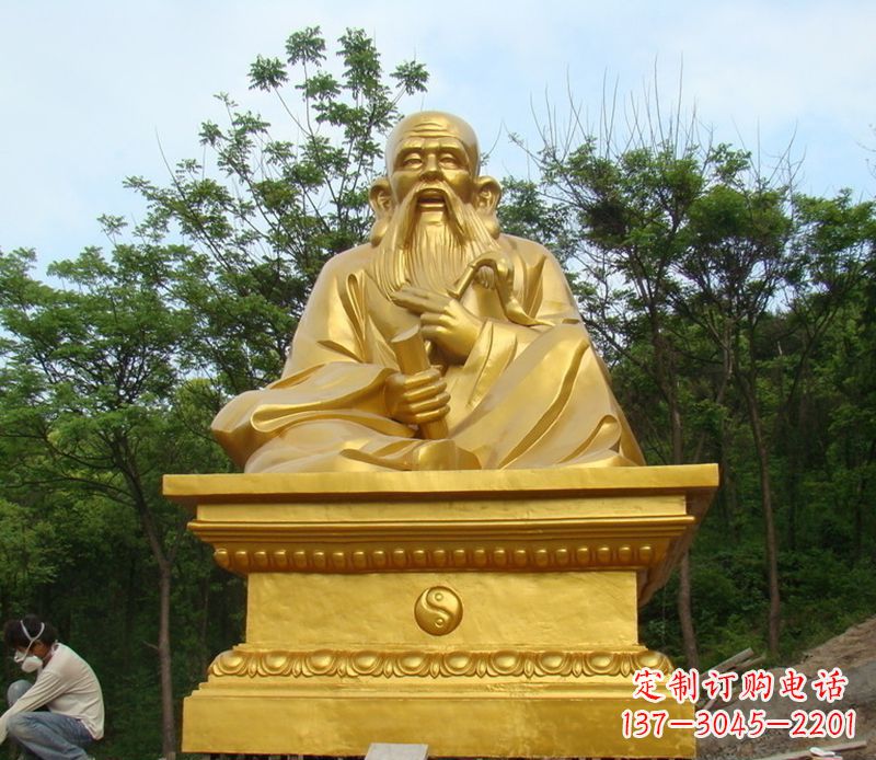 合肥拥有传统文化精髓的老子铜雕