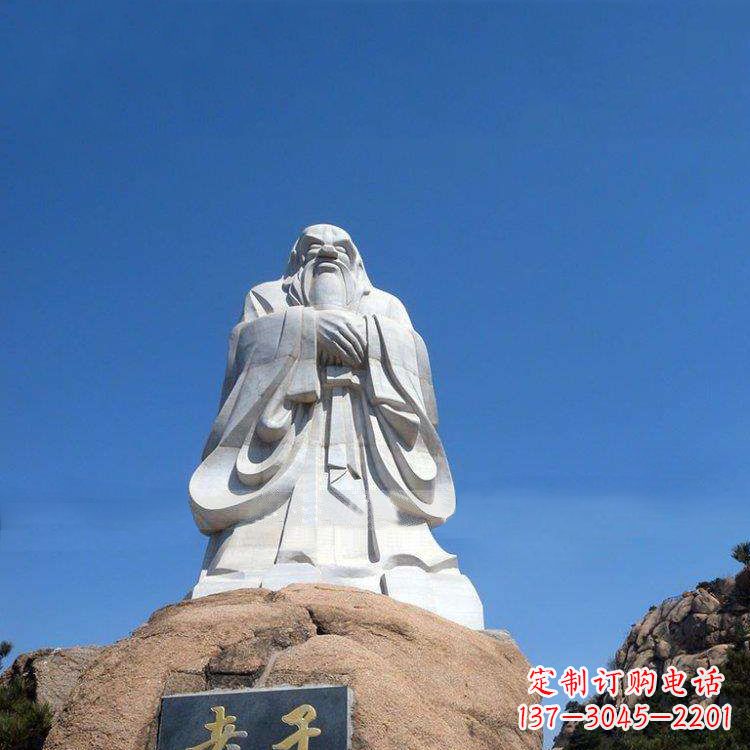 合肥经典的老子雕像,手工制作的沉思之作