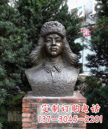 合肥领雕塑:全国首创雷锋青铜胸像