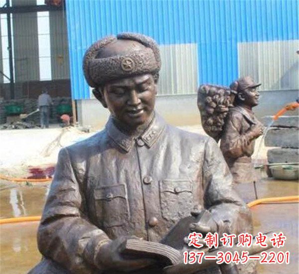 合肥中领雕塑:雷锋名人铜雕