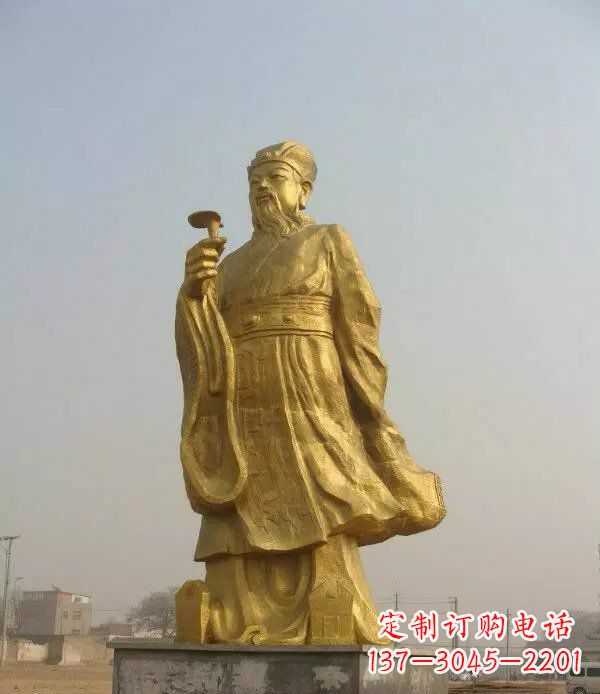 合肥精美绝伦的李时珍铜雕