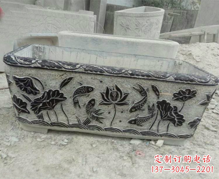 合肥浮雕仿古式水缸雕塑,令人惊艳