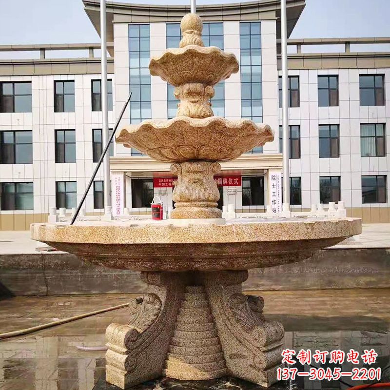 合肥莲花喷泉石雕
