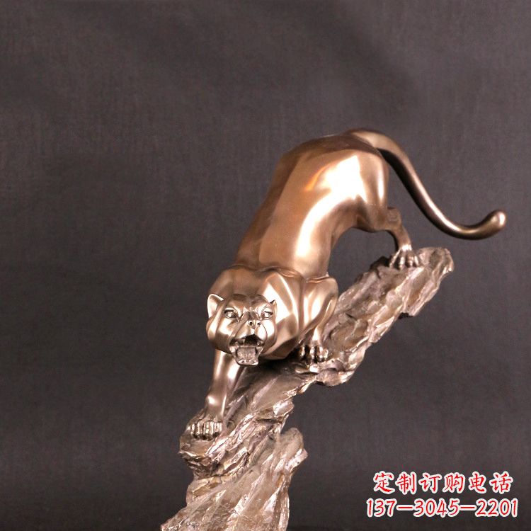 合肥猎豹玻璃钢雕塑——高级定制精美雕塑