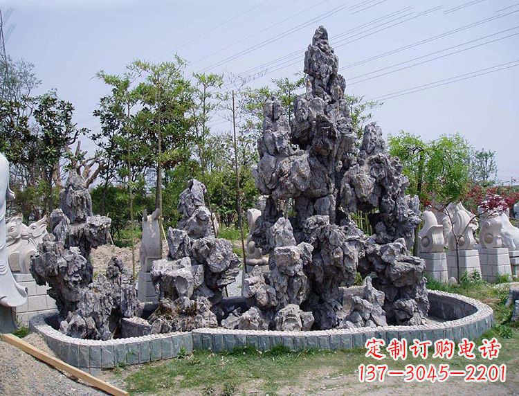 合肥灵璧石奇石假山