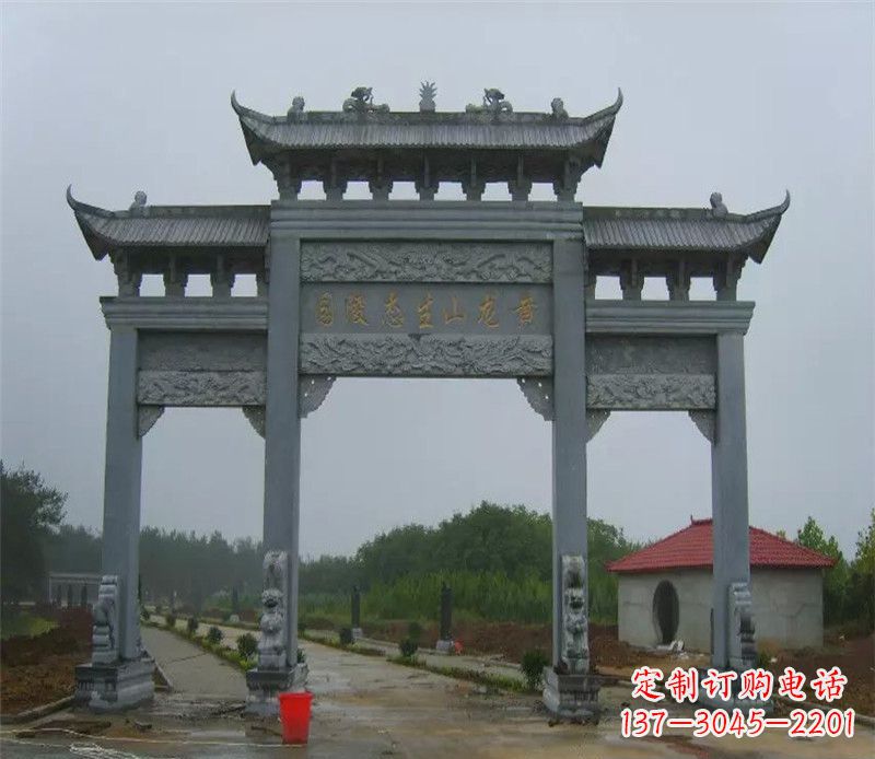 合肥传承古典,艺术铸就灵动雕塑——中领雕塑定制牌坊石雕