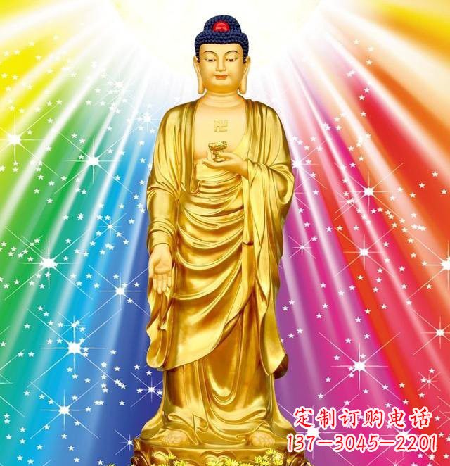 合肥中领雕塑推出的鎏金如来神佛铜雕,专为仪式…