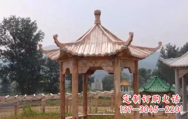 合肥营造古朴悠然的凉亭石雕