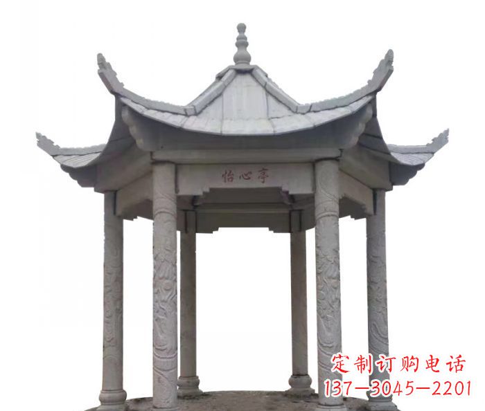 合肥精美凉亭石雕–精细雕刻制作精致的艺术品