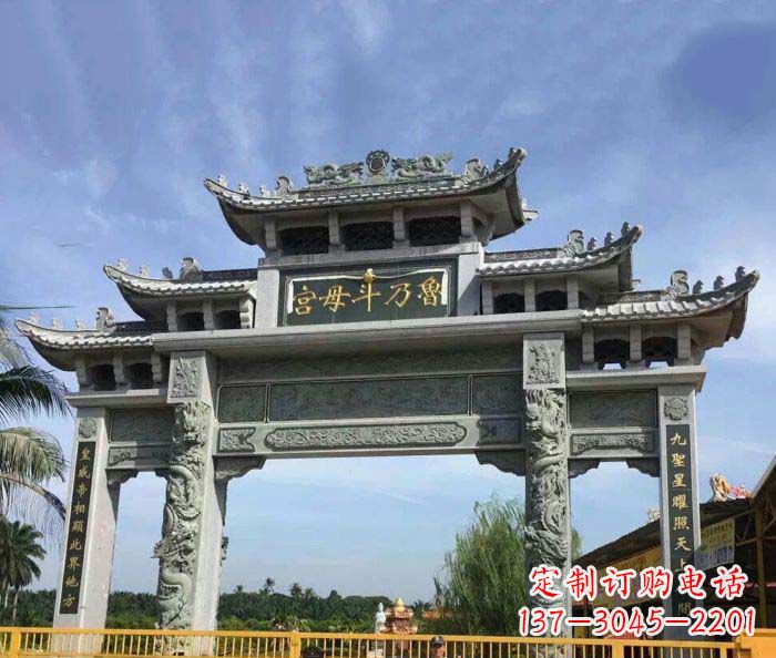 合肥独具特色的石雕牌坊雕塑