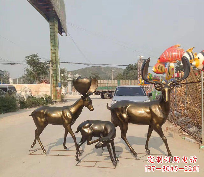 合肥优雅古典风格的动物铜雕
