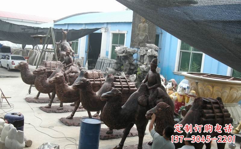 合肥骆驼公园动物铜雕魅力无限