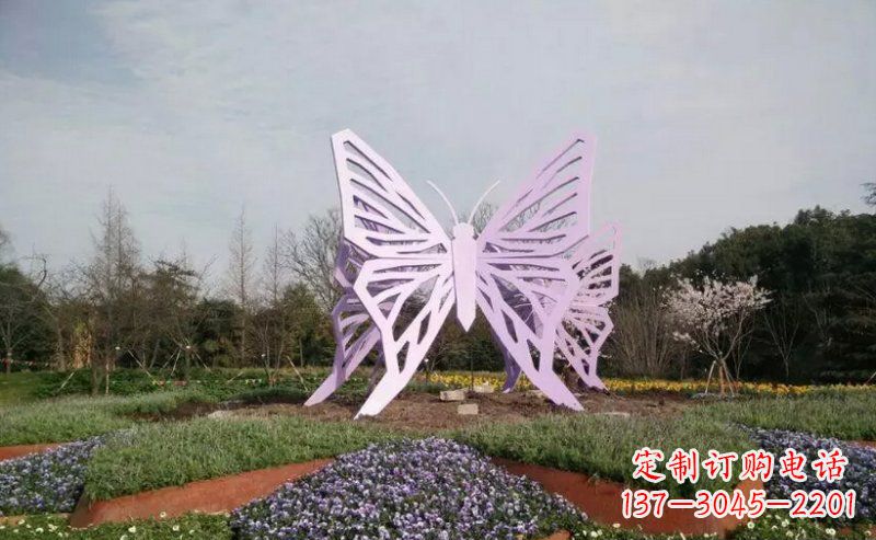 合肥旅游区不锈钢蝴蝶景观雕塑