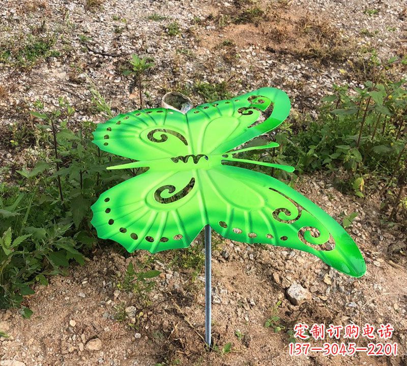 合肥绿色不锈钢蝴蝶雕塑