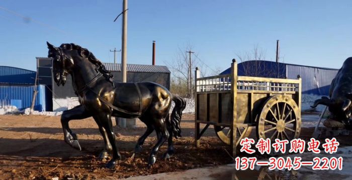 合肥马车景观铜雕 (3)