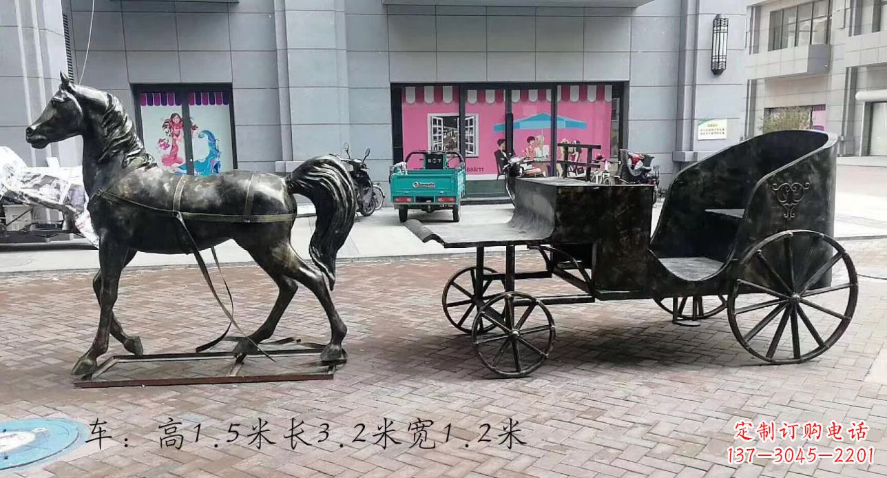 合肥古典马车雕塑,精致传承礼仪之魂