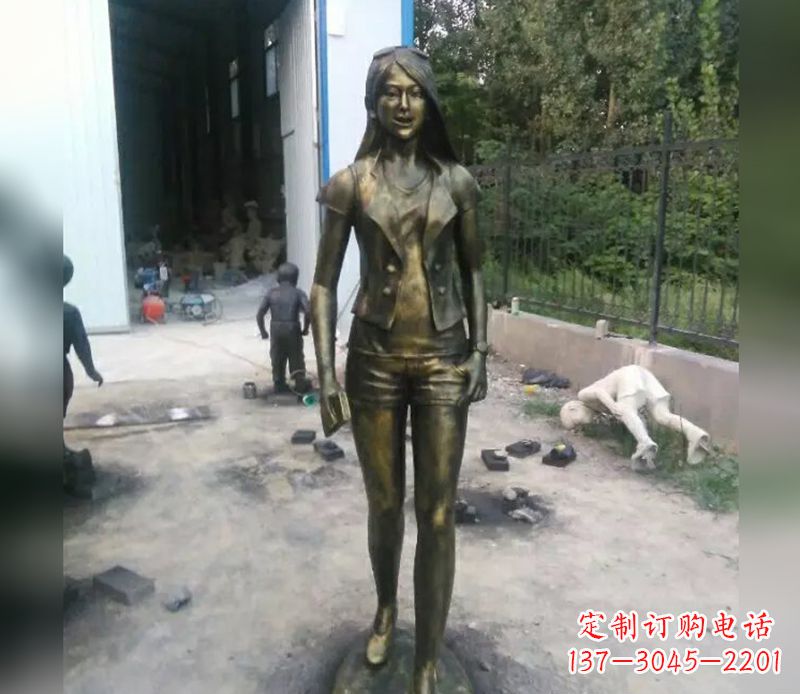 合肥深入人心的美女铜雕