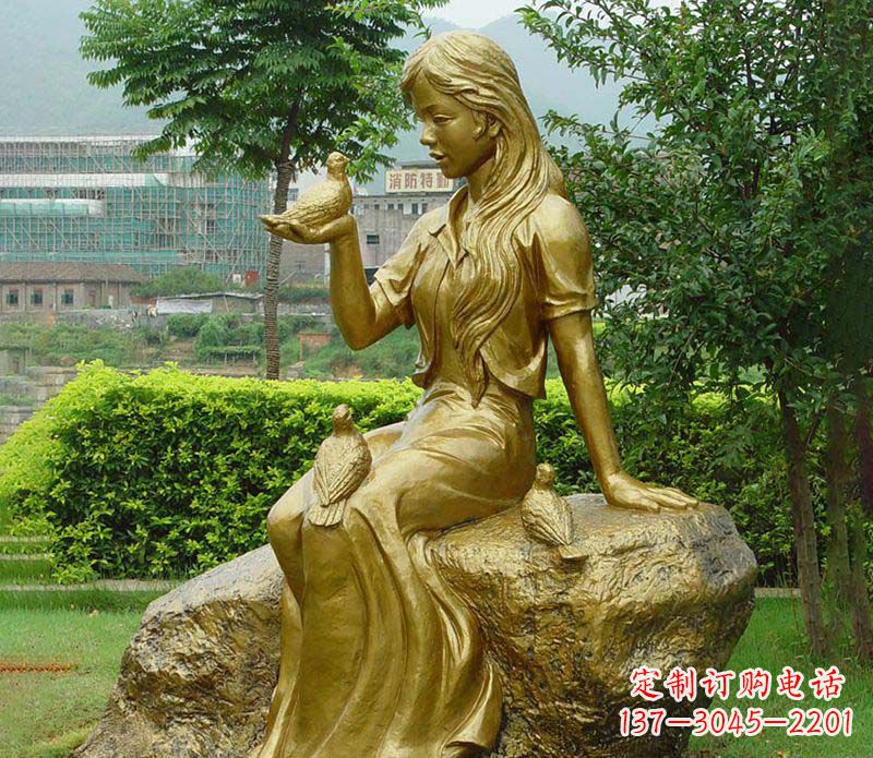 合肥激发无限灵感的精美鸽子雕塑