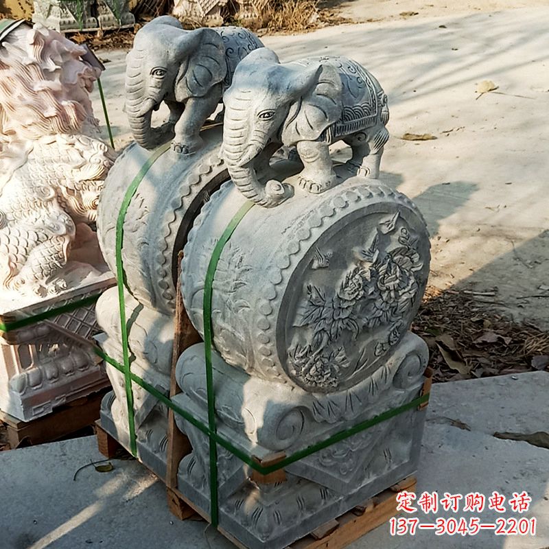 合肥门墩石雕貔貅