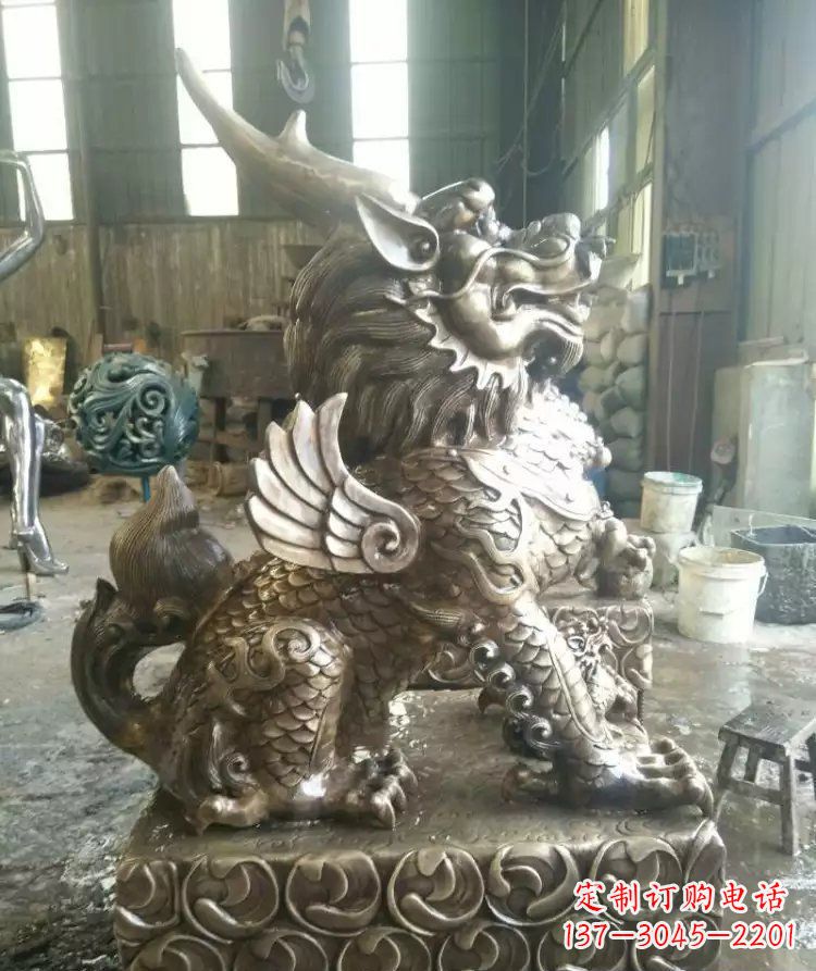 合肥精美的麒麟雕塑--专属于你的艺术装饰