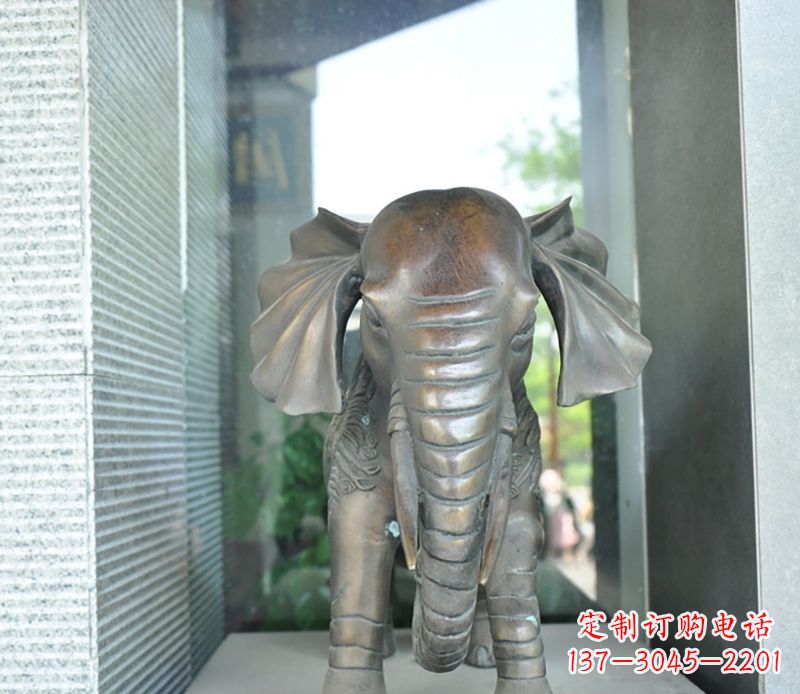 合肥艺术象征——门口镇宅大象铜雕