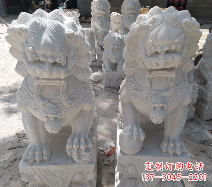 合肥象征力量的狮子雕塑