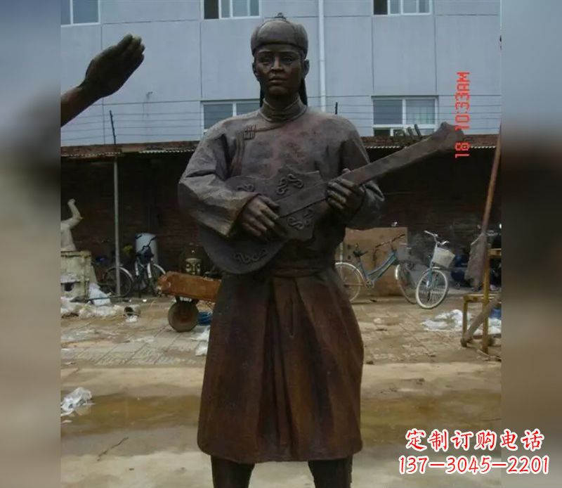 合肥传承蒙古族传统,让男人雕塑回到公园