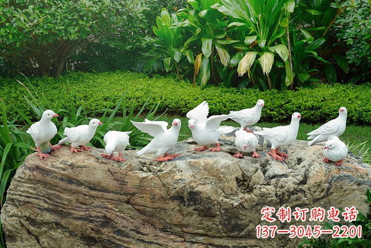 合肥鸽子雕塑,母亲抱孩子的传家之宝