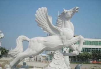 合肥精美祥云飞马石雕，古朴大气