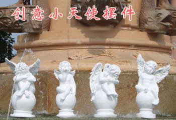 合肥中领雕塑：汉白玉小天使雕塑