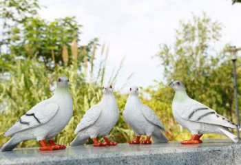 合肥中领雕塑-象征和平的标志之鸽