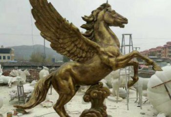 合肥祥云飞马铜雕，艺术品之美