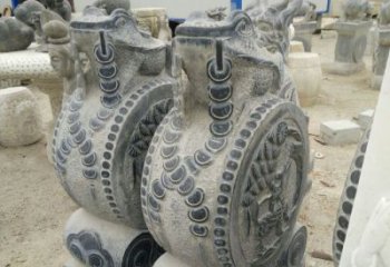 合肥古韵深远，金蟾抱鼓石仿古门墩雕塑
