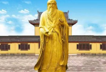 合肥中领雕塑老子骑牛石雕
