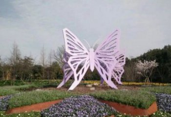 合肥流动而优雅的蝴蝶雕塑