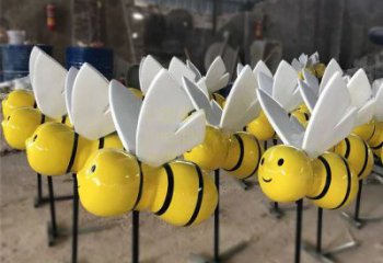 合肥动感蜜蜂雕塑，营造精致的都市公园