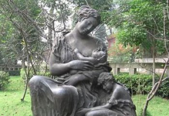 合肥铸造母爱——母亲铜雕塑