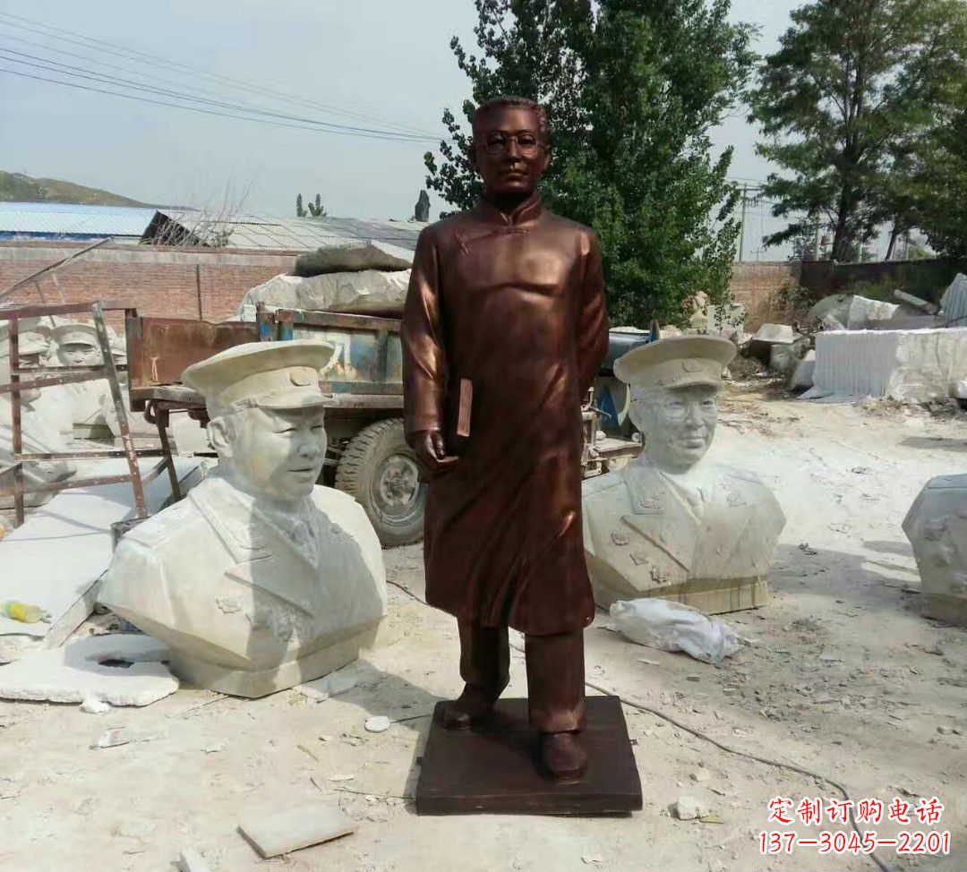 合肥匠心精神打造经典陶行知雕塑