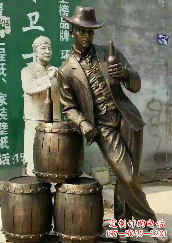 合肥精美高雅的牛仔铜雕