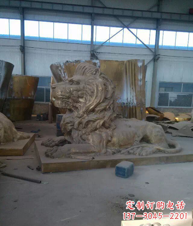 合肥中领雕塑推出的西洋狮子铜雕,是一件充满传…