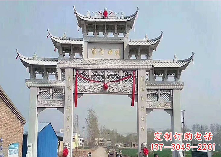 合肥石牌坊雕塑,让您定制属于自己的雕塑!
