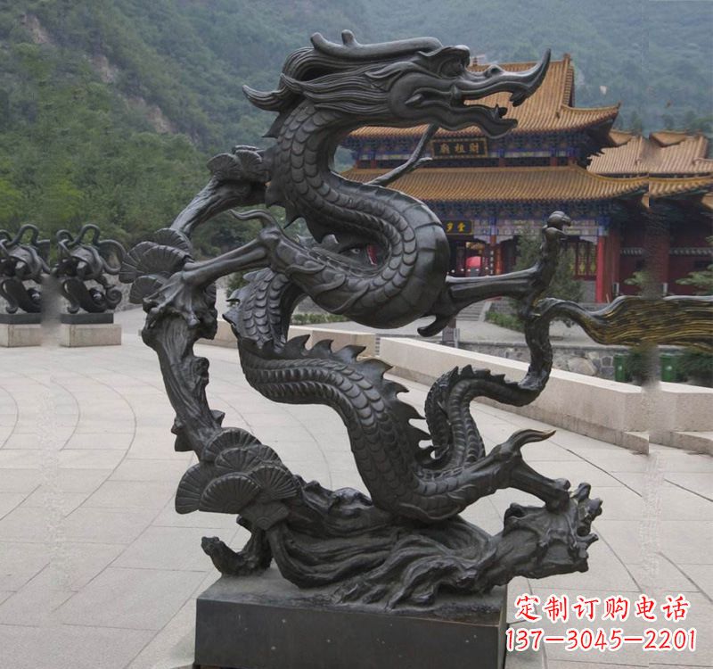 合肥超群绝伦的盘龙铜雕