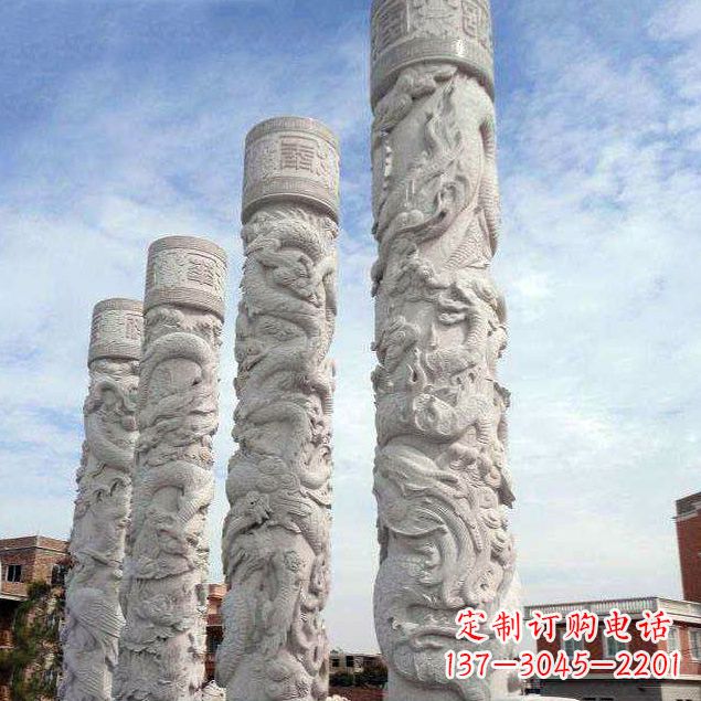 合肥精美石雕龙雕塑,释放神秘力量