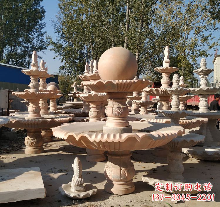 合肥喷泉砂岩水景雕塑