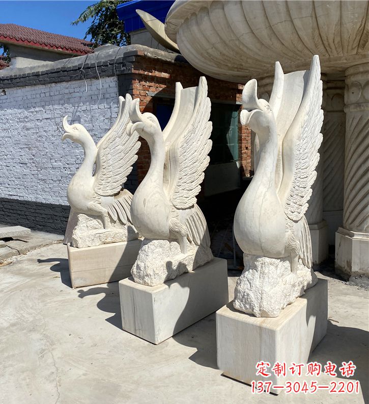 合肥金羽天鹅雕塑,给您的公园带来浪漫景致
